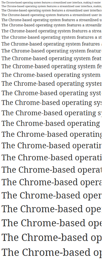 DroidSerif Regular, Windows DirectWrite
                      ClearType, ttfautohint hinting